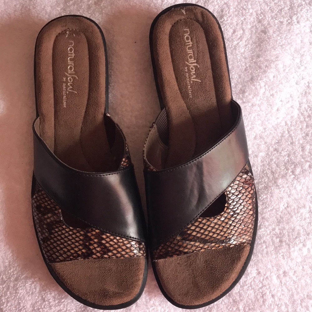 Sandals by naturalizer/brown/black/tan/